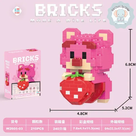 Đồ chơi 3D mini nhân vật bé gái cực kì đáng yêu dành cho các bé, đồ chơi 3D mini thu nhỏ