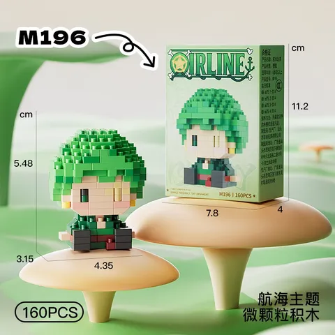 Bộ Đồ Chơi Lắp Ráp 20 Nhân Vật Hoạt Hình 3D Mini - Đồ Chơi Hải Tă,,,c - Đồ Chơi Trang Trí Cho Bé