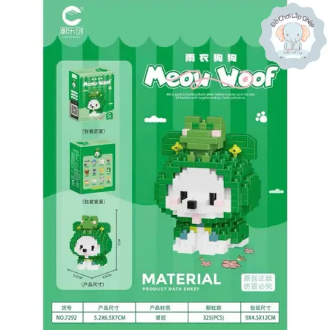 [Mèo Woof] Bộ Đồ Chơi 24 Nhân Vật Hoạt Hình Thú Cưng Dễ Thương, Đồ Chơi Trang Trí Mini l Đức Lâm