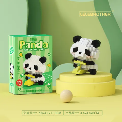 [PanDa] Đồ Chơi Mini 3D Mô Hình Gấu Trúc - Đồ Chơi Lắp Ghép Trang Trí Cho Bél Đức Lâm