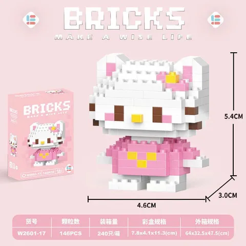 Mô Hình Lắp Ráp  Mini 3D Nhân Vật Hoạt Hình Đáng Yêu Cho Bé, Đồ Chơi Lắp Ghép Dễ Thương | Đức Lâm