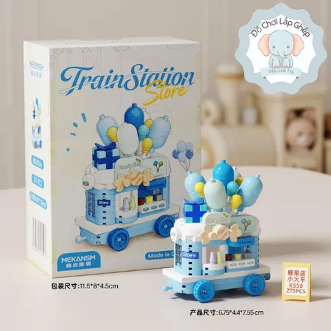 [ComBo] Bộ Đồ Chơi Đoàn Tàu - Combo 6 Hộp Đoàn Tàu Đồ Chơi 3D Mini Cho Bé