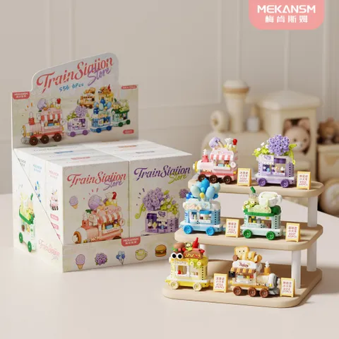 [ComBo] Bộ Đồ Chơi Đoàn Tàu - Combo 6 Hộp Đoàn Tàu Đồ Chơi 3D Mini Cho Bé