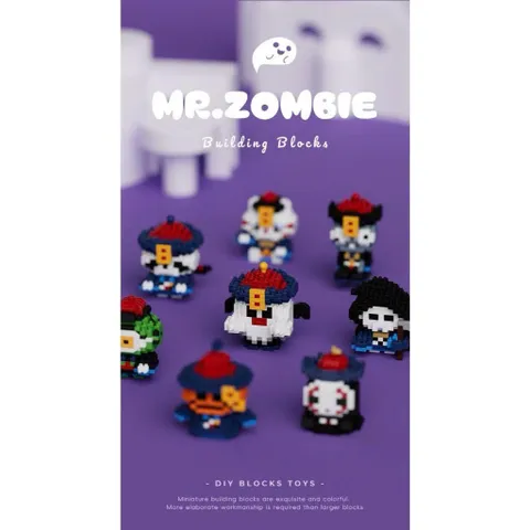[ Mr.Zoombie ] Bộ Đồ Chơi 8 Món 3D Nhân Vật Hoạt Hình Zoombie, Đồ Chơi Trang Trí Mini Dễ Thương l Đức Lâm