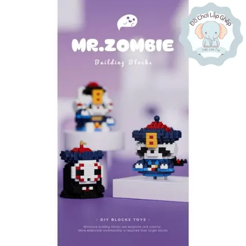 [ Mr.Zoombie ] Bộ Đồ Chơi 8 Món 3D Nhân Vật Hoạt Hình Zoombie, Đồ Chơi Trang Trí Mini Dễ Thương l Đức Lâm