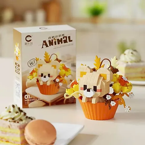 Đồ Chơi Lắp Ghép 12 Nhân Vật Thú Cưng - Đồ Chơi Mini 3D Dễ Thương - Đồ Chơi Trang Trí