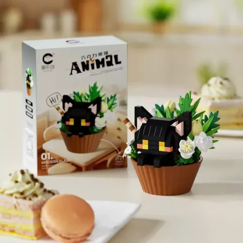 Đồ Chơi Lắp Ghép 12 Nhân Vật Thú Cưng - Đồ Chơi Mini 3D Dễ Thương - Đồ Chơi Trang Trí
