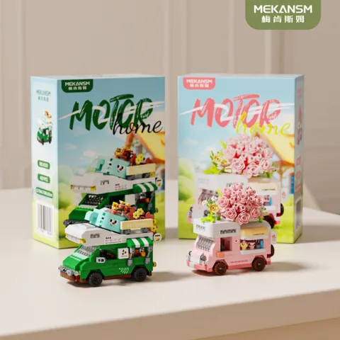 [Mẫu Mới] Đồ Chơi Lắp Ghép Mô Hình Ngôi Nhà, Xe Đẩy, Cửa Hàng Tiện Lợi - Đồ Chơi Trang Trí