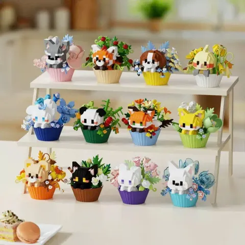 Animal- Đồ Chơi Lắp Ráp 24 Nhân Vật Thú Cưng- Đồ Chơi Cho Bé Trang Trí Bàn Học, Tủ Sách l Đức Lâm