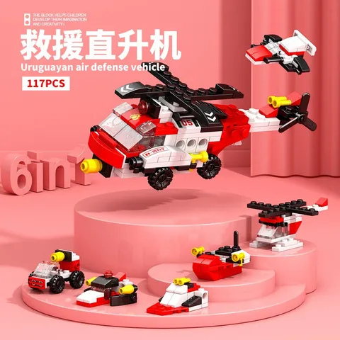 [Mẫu Mới] Đồ Chơi Lắp Ráp Mô Hình Cảnh Sát - Cứu Hỏa - Máy Bay - Tàu Chiến 135-150 PCS