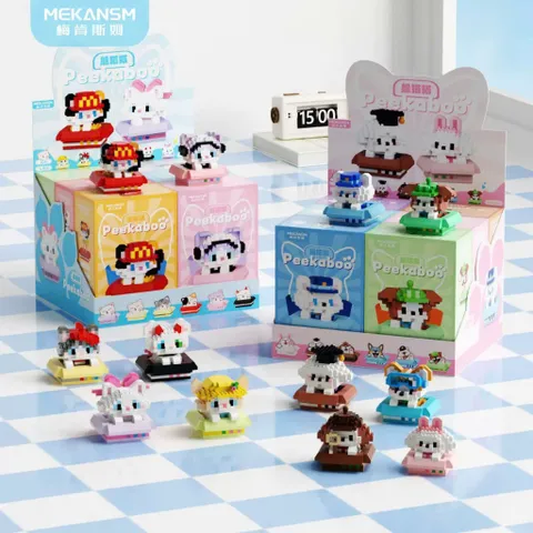 [Peekaboo] Đồ Chơi Lắp Ghép 12 Mẫu Thú Cưng - Đồ Chơi Giải Trí Lắp Ráp Cho Bé l Đức LÂm