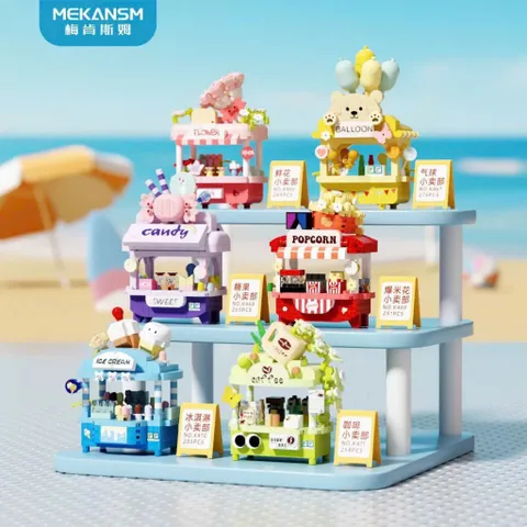 Đồ Chơi Lắp Ghép Cửa Hàng - Đồ Chơi Trang Trí Mini 3D - Cho Bé Thỏa Sức Sáng Tạo