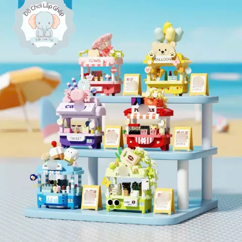 Đồ Chơi Lắp Ghép Cửa Hàng - Đồ Chơi Trang Trí Mini 3D - Cho Bé Thỏa Sức Sáng Tạo