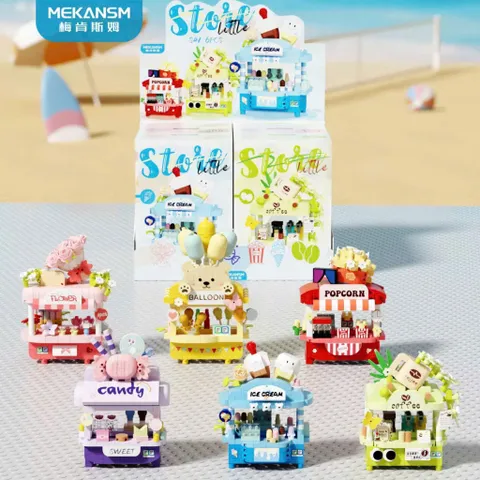Đồ Chơi Lắp Ghép Cửa Hàng - Đồ Chơi Trang Trí Mini 3D - Cho Bé Thỏa Sức Sáng Tạo