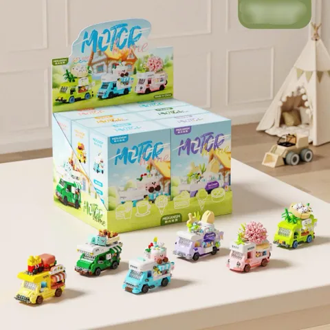 [Mẫu Mới] Mô Hình Mini 3D Mẫu Đồ Chơi Lắp Ghép Trang Trí Bàn Học, Tủ Sách Đáng Yêu Cho Bé