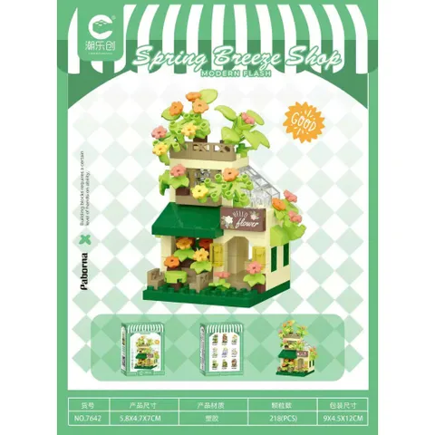 Đồ Chơi Lắp Ghép Ngôi Nhà 2 Tầng - Đồ Chơi Mini 3D Dễ Thương l Đức Lâm