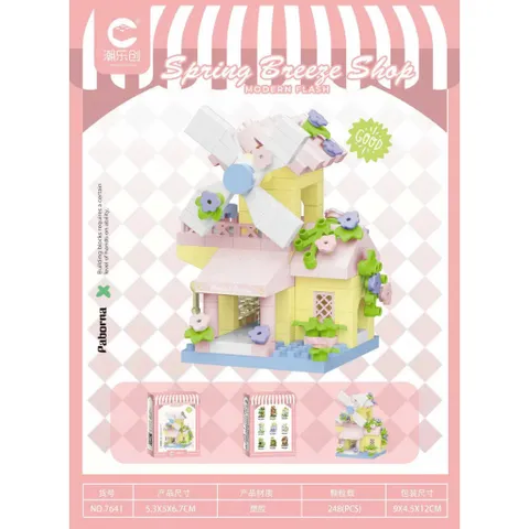 Đồ Chơi Lắp Ghép Ngôi Nhà 2 Tầng - Đồ Chơi Mini 3D Dễ Thương l Đức Lâm