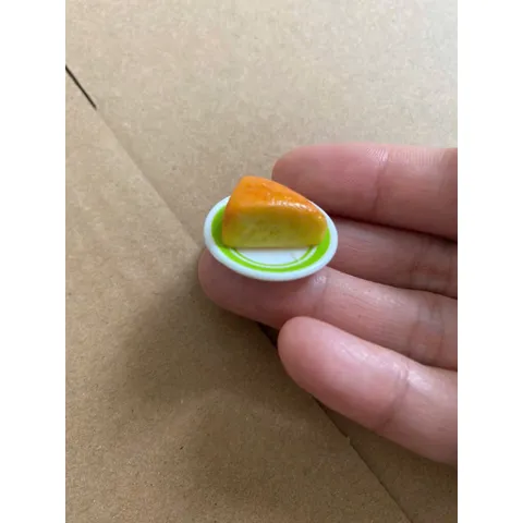 bánh mini bằng đất sét không kèm dĩa