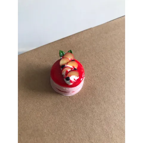 bánh kem 2cm mini bằng đất sét