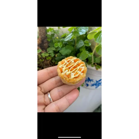 mô hình bánh mini bằng đất sét bánh to 3Cm