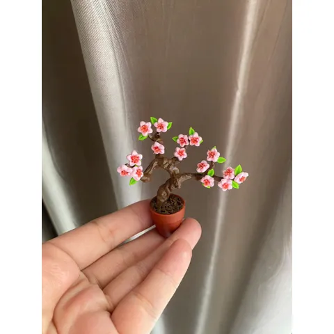 cây mini bằng đất sét