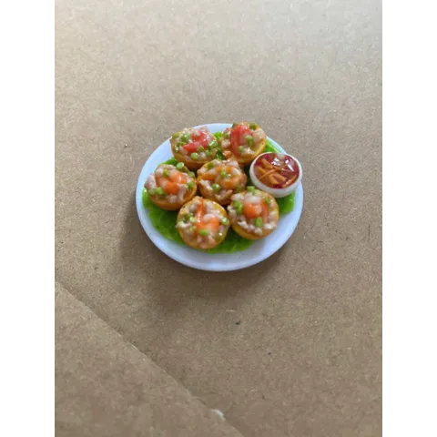 bánh khọt bằng đất sét
