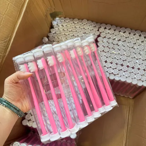 Set 10 bàn chải đánh răng than hoạt tính sợi lông nano siêu nhỏ siêu mềm (P136877)