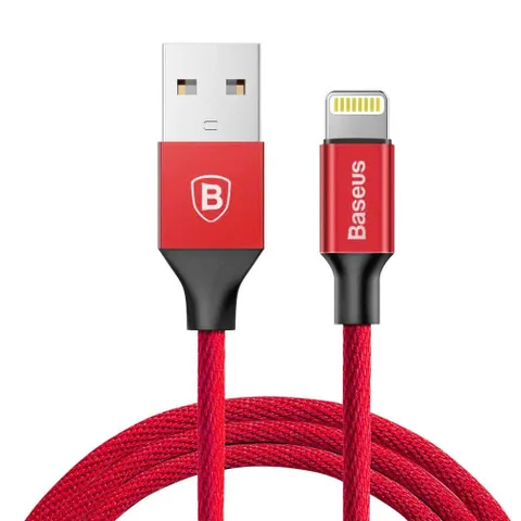 Cáp sạc iPhone 1.5A Baseus Yiven Lightning USB, bọc dù (màu ngẫu nhiên) (P136498)