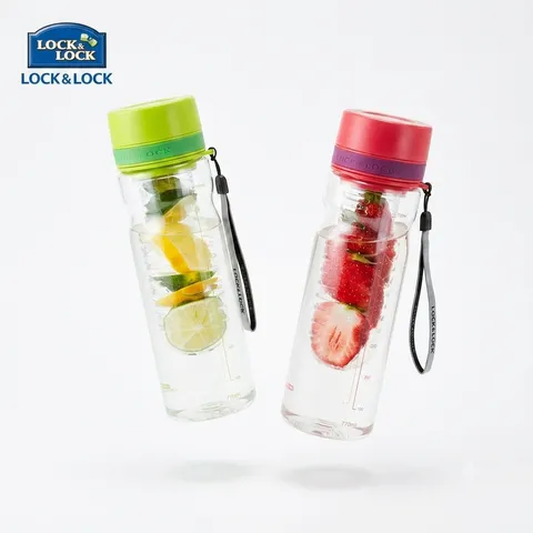 Bình nước cao cấp Lock&Lock 770ml HLC634, có lõi lọc trà, hoa quả detox (P136386)
