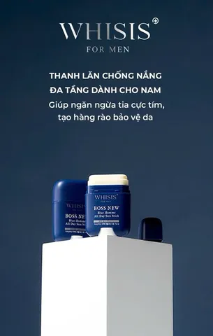 Thanh Lăn Chống Nắng Sâu Đa Tầng Cho Nam, Siêu Thấm, Mỏng Nhẹ Whisis SPF50+ PA++++ 1 (P135154)