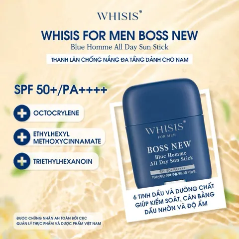 Thanh Lăn Chống Nắng Sâu Đa Tầng Cho Nam, Siêu Thấm, Mỏng Nhẹ Whisis SPF50+ PA++++ 1 (P135154)