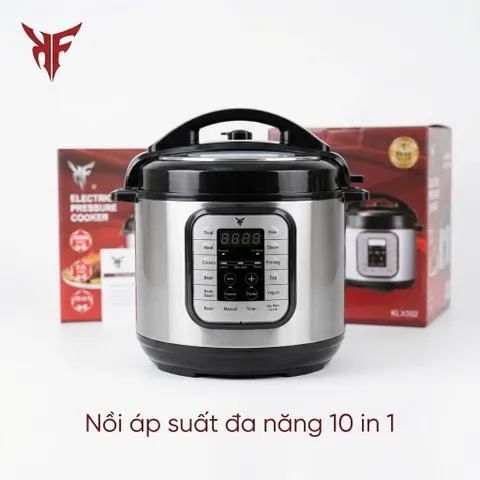 Nồi áp suất đa năng 10 in 1 KLX002, dung tích 6L, công suất 1000W (P134140)