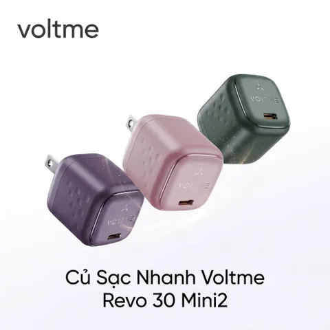 Củ Sạc Nhanh 30W Voltme Revo 30 Mini2, siêu nhỏ (P133912)