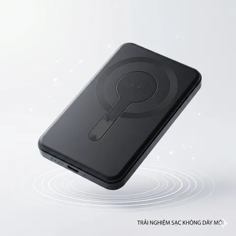 Pin dự phòng siêu mỏng PD20W 5000mAh sạc không dây Magsage (ko hộp) (P133619)