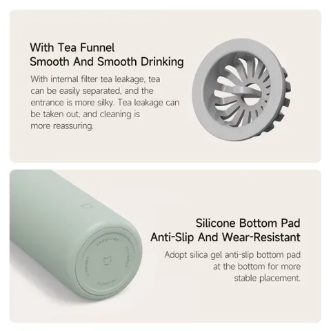 Bình Giữ Nhiệt XIAOMI Mijia 350ml MJKDB01PL, chất liệu ruột inox 316 , siêu nhẹ chỉ 170g (P132814)