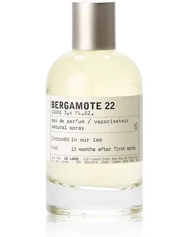 Nước Hoa Le Labo 22 Bergamote Eau de Parfum 100ml - Hương Bergamot Tươi Mát, Thanh Lịch - Chiết 10ml Dễ Dàng Mang Theo 821793