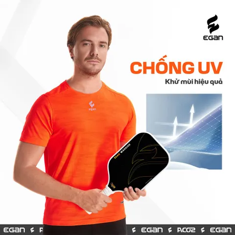 Áo thể thao đa năng Egan AC02 Pickleball chạy bộ cầu lông - Vải dệt cao cấp thoáng khí (P131784)