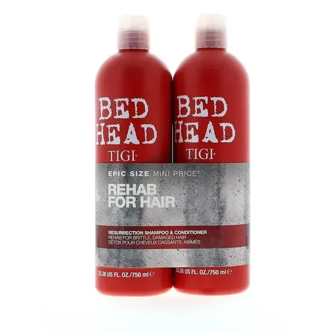 (Công Ty NK) Dầu Gội Xả Tigi Red 3 Bed Head Urban Antidotes Resurrection - Phục Hồi Tóc Hư Tổn