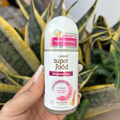 Lăn khử mùi Lashe Super Food Brightening dưỡng sáng da (P130503)