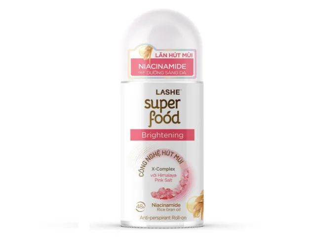 Lăn khử mùi Lashe Super Food Brightening dưỡng sáng da (P130503)