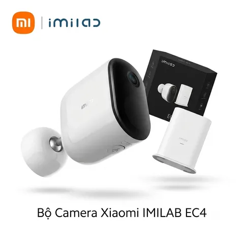 Bộ Camera Xiaomi IMILAB EC4, độ nét 2.5K (bản Q.Tế), pin 5200mAh, kèm Hub Gate way (P129923)