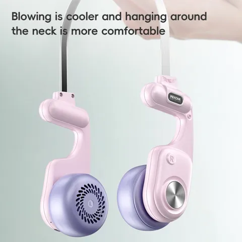 Quạt đeo cổ WEKOME WT-F26, siêu nhẹ, 5 tốc độ, gió 360 độ, gọng hợp kim (P129196)