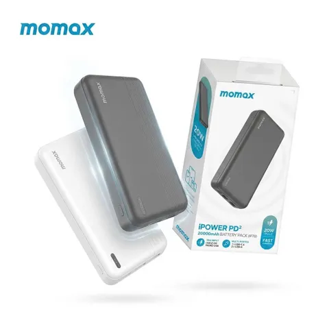 Pin dự phòng 20.000mAh Momax IP78 sạc nhanh 20W PD3.0 (P128570)
