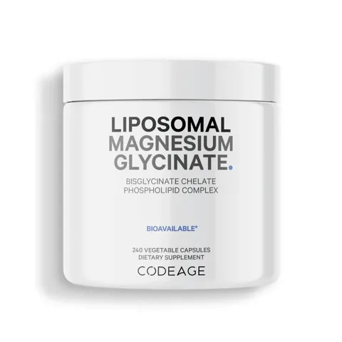 Viên uống bổ sung magie Codeage Liposomal Magnesium Glycinate 240 viên - Hỗ trợ sức khỏe xương và tăng cường hiệu suất tập luyện 821935