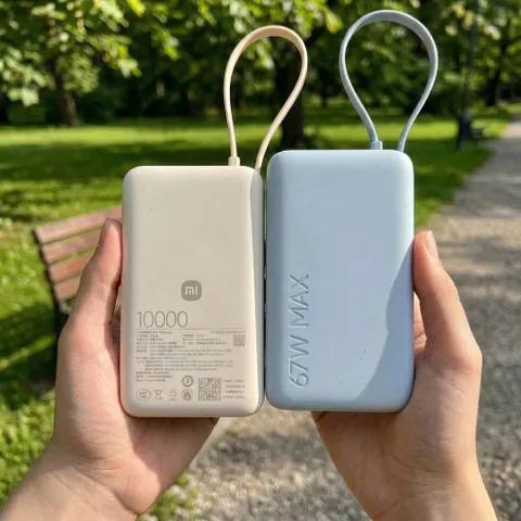 Pin dự phòng Xiaomi 10.000mAh sạc nhanh 67W - PB1067 (liền cáp Type-C) ko hộp, có CCC đi đc máy bay (P124759)