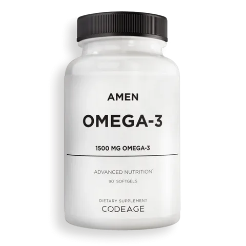 Viên Dầu Cá Codeage Amen Omega-3 1500mg - Hỗ Trợ Sức Khỏe Tim Mạch & Phát Triển Não Bộ, Không GMO, Dành Cho Phụ Nữ Mang Thai 821946
