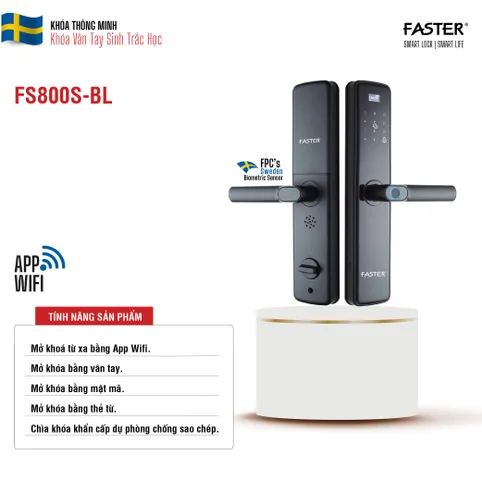 Khóa vân tay Faster FS800S BL