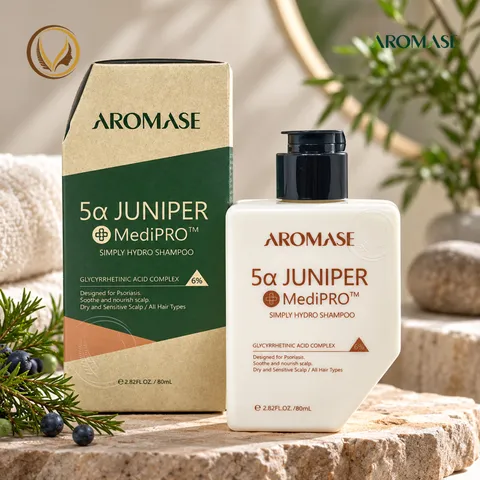 Dầu gội xử lý viêm ngứa cho da đầu khô và tổn thương AROMASE MediPRO Simply Hydro Shampoo 80ml