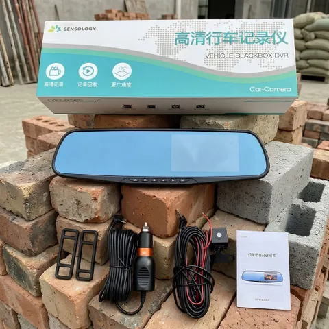 Camera hành trình Gương chiếu hậu, có cam lùi hãng SENSOLOGY CC20D ( ko pin) (P112537)