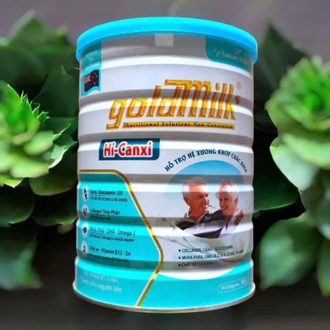 Sữa bột dinh dưỡng Goldmilk Hi-canxi 900g.Hỗ trợ xương khớp chắc khỏe
